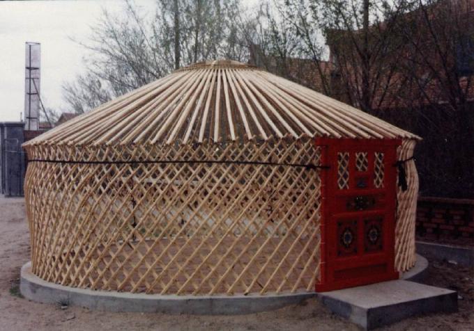 De koele Opblaasbare Tent van Koepel Mongoolse Yurt Duurzaam met het Draaglijke Gewicht van 200kg